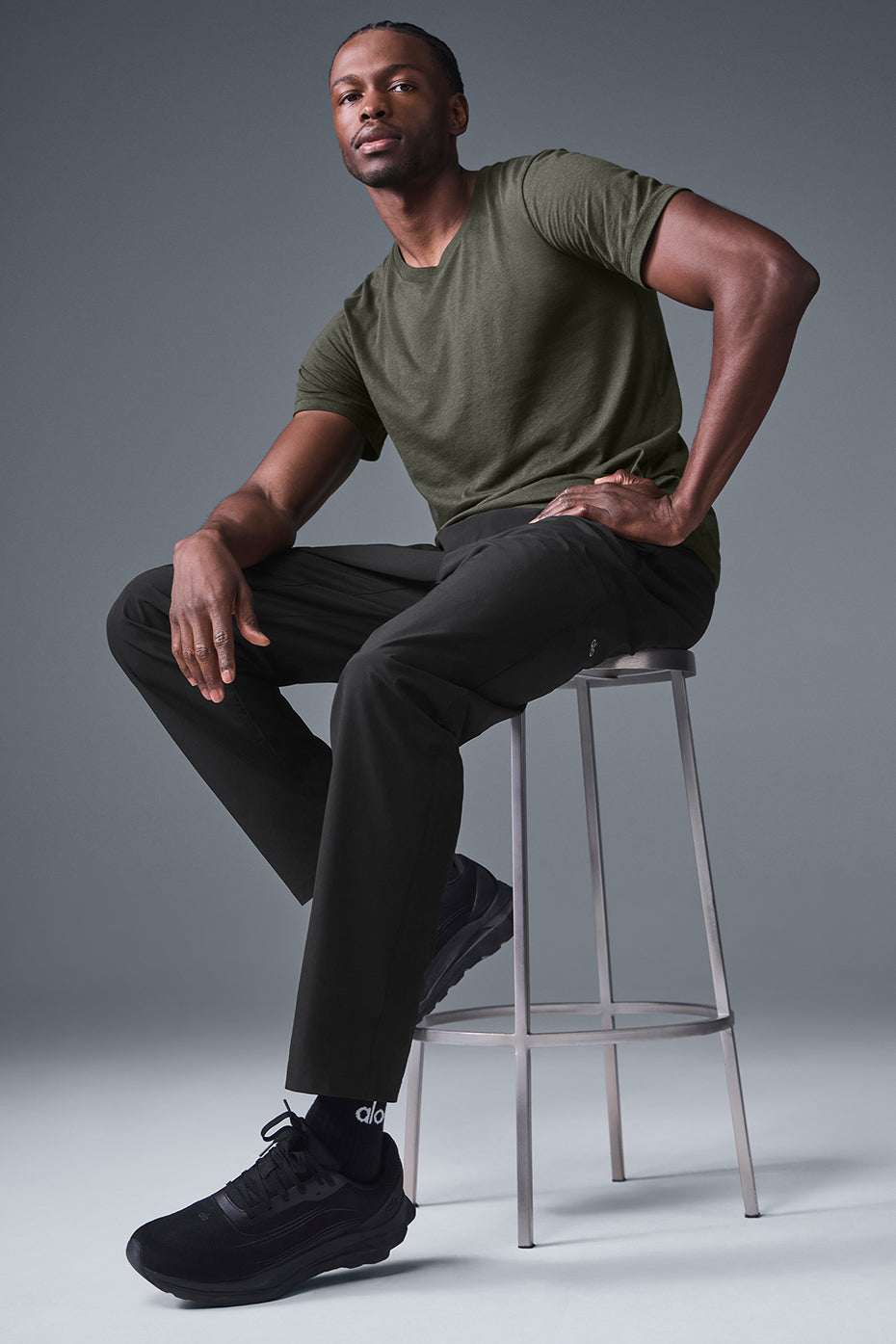 Triumph Tee — Stealth Green
