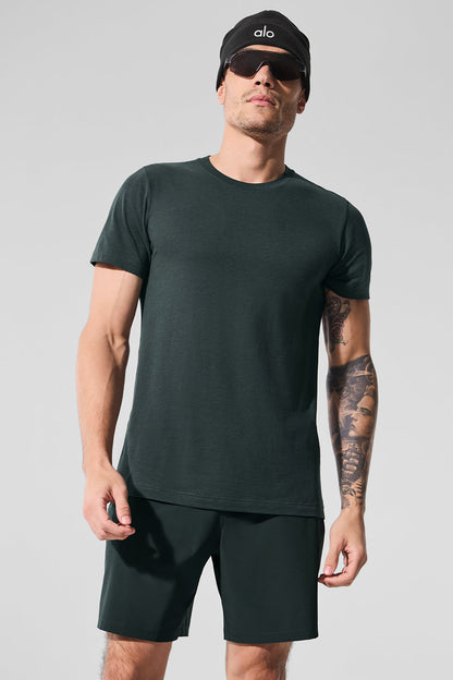 Triumph Tee — Charcoal Green