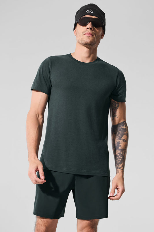 Triumph Tee — Charcoal Green