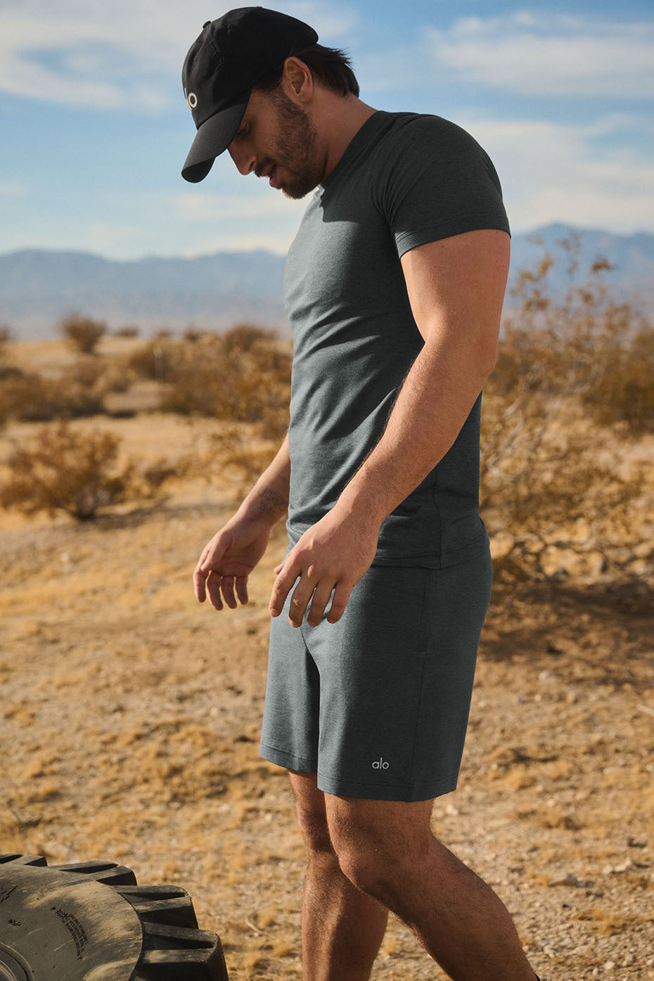 Triumph Tee — Charcoal Green