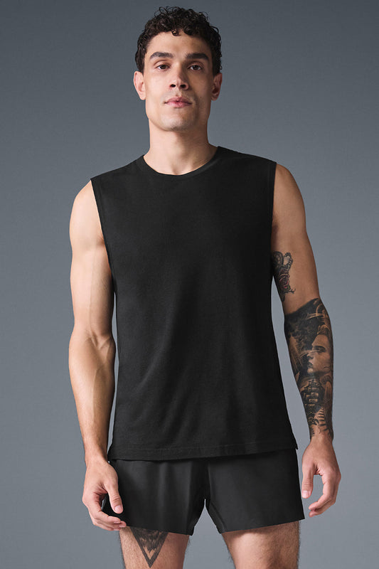 The Triumph Muscle Tank Top — Black