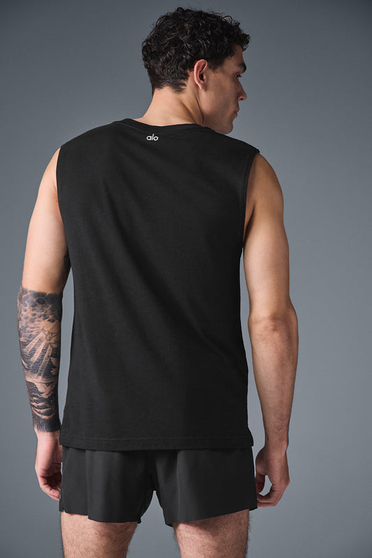 The Triumph Muscle Tank Top — Black