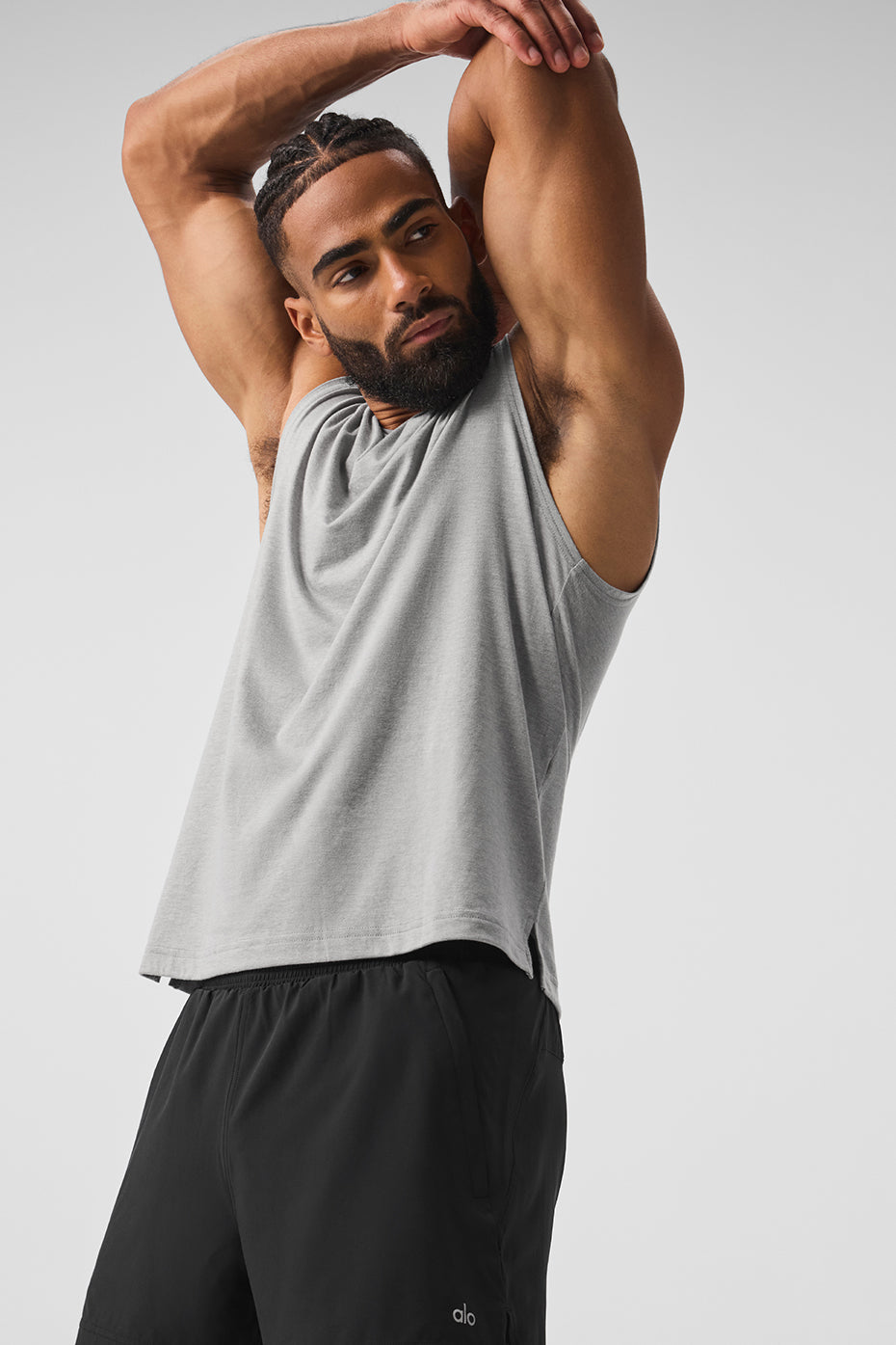 The Triumph Muscle Tank Top — Athletic Heather Grey