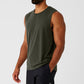The Triumph Muscle Tank Top — Stealth Green