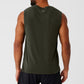 The Triumph Muscle Tank Top — Stealth Green