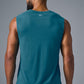 The Triumph Muscle Tank Top — Oceanic Teal