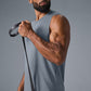 The Triumph Muscle Tank Top — Steel Grey