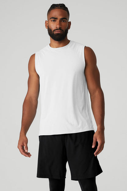 Idol Performance Tank Top — White