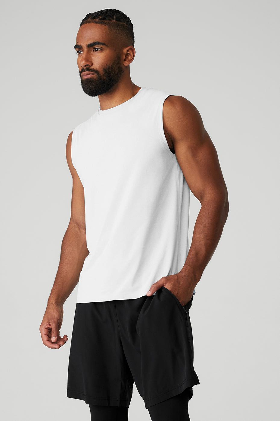 Idol Performance Tank Top — White