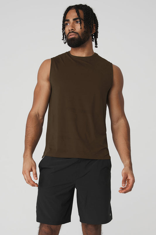 Idol Performance Tank Top — Espresso