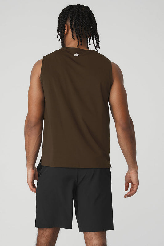 Idol Performance Tank Top — Espresso