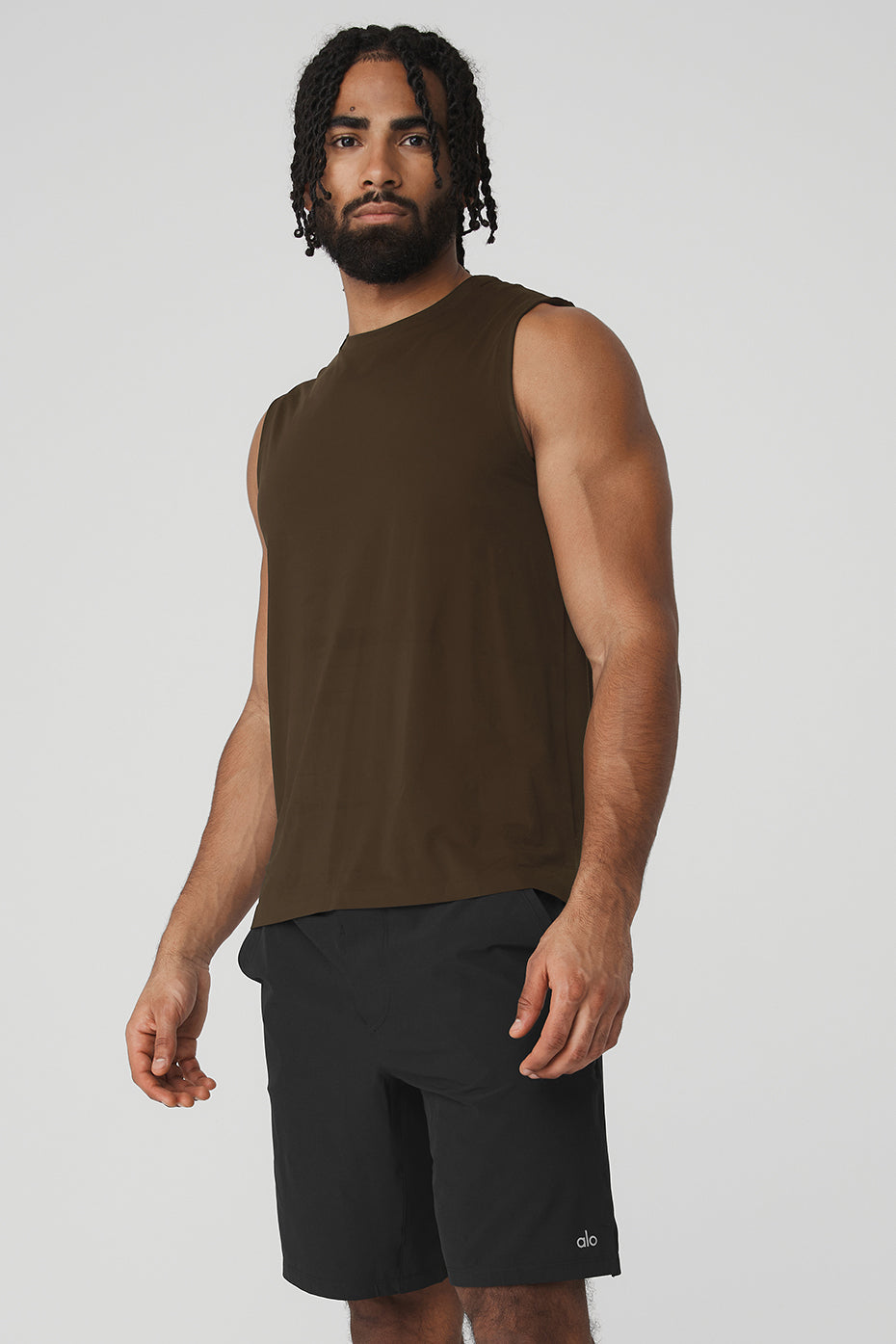 Idol Performance Tank Top — Espresso