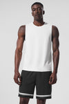 Conquer Muscle Tank Top — White