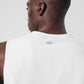 Conquer Muscle Tank Top — White