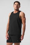 Conquer Muscle Tank Top — Black