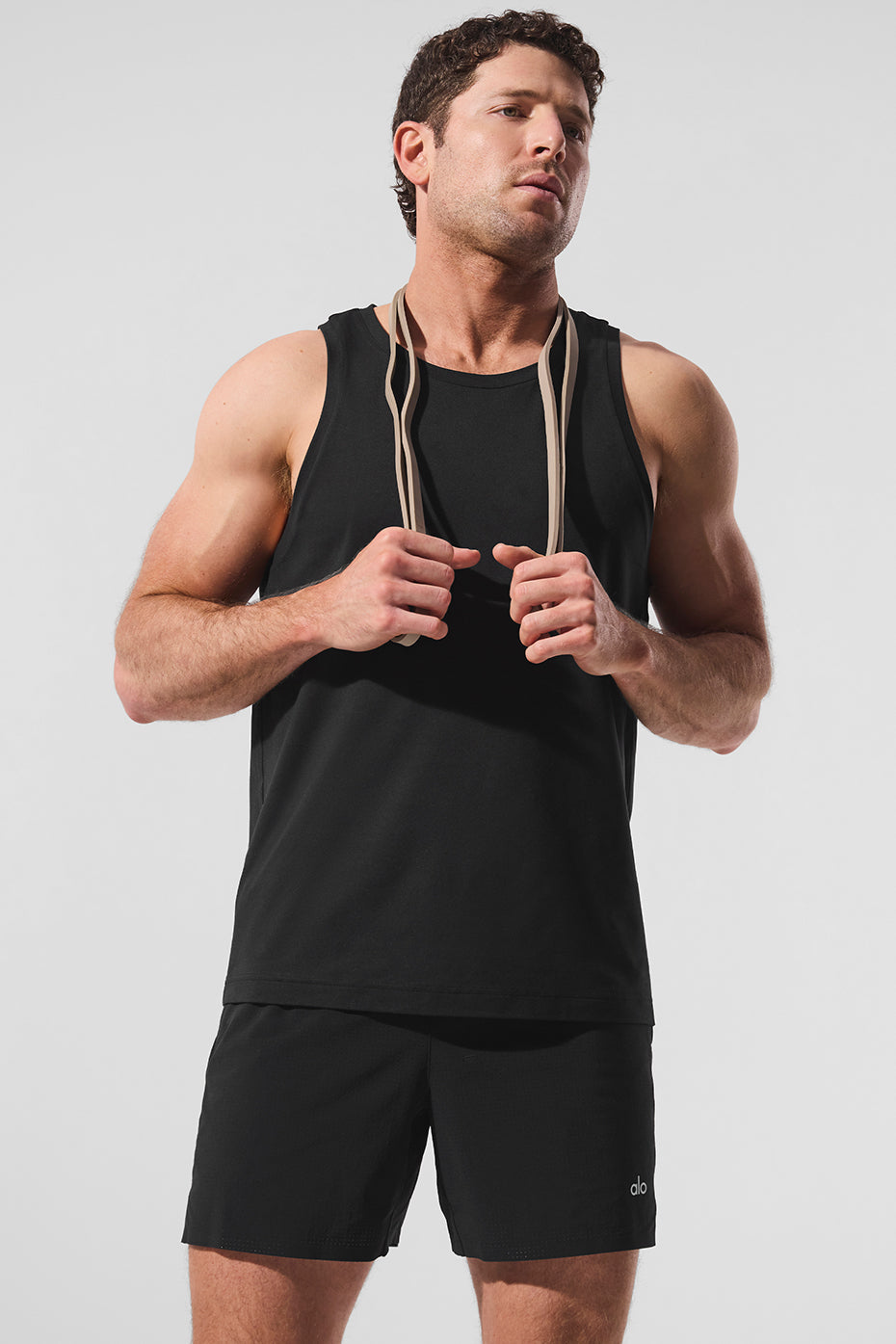 Conquer Tank Top — Black