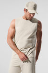 Conquer Muscle Tank Top — Bone