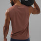 Conquer Muscle Tank Top — Chestnut
