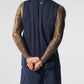 Conquer Muscle Tank Top — Navy