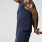 Conquer Muscle Tank Top — Navy