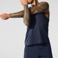 Conquer Muscle Tank Top — Navy
