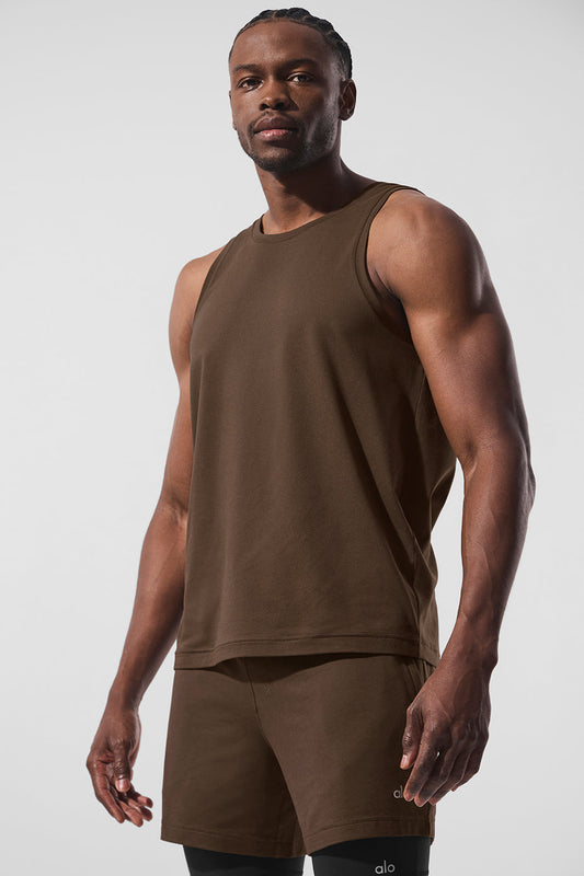 Conquer Tank Top — Espresso