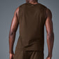 Conquer Muscle Tank Top — Espresso
