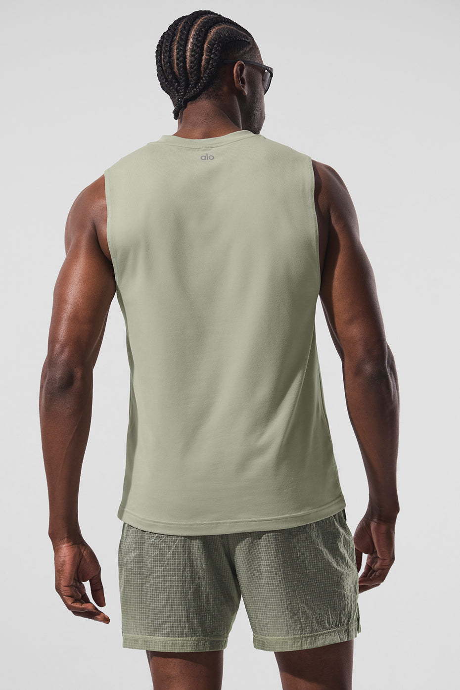 Conquer Muscle Tank Top — Limestone