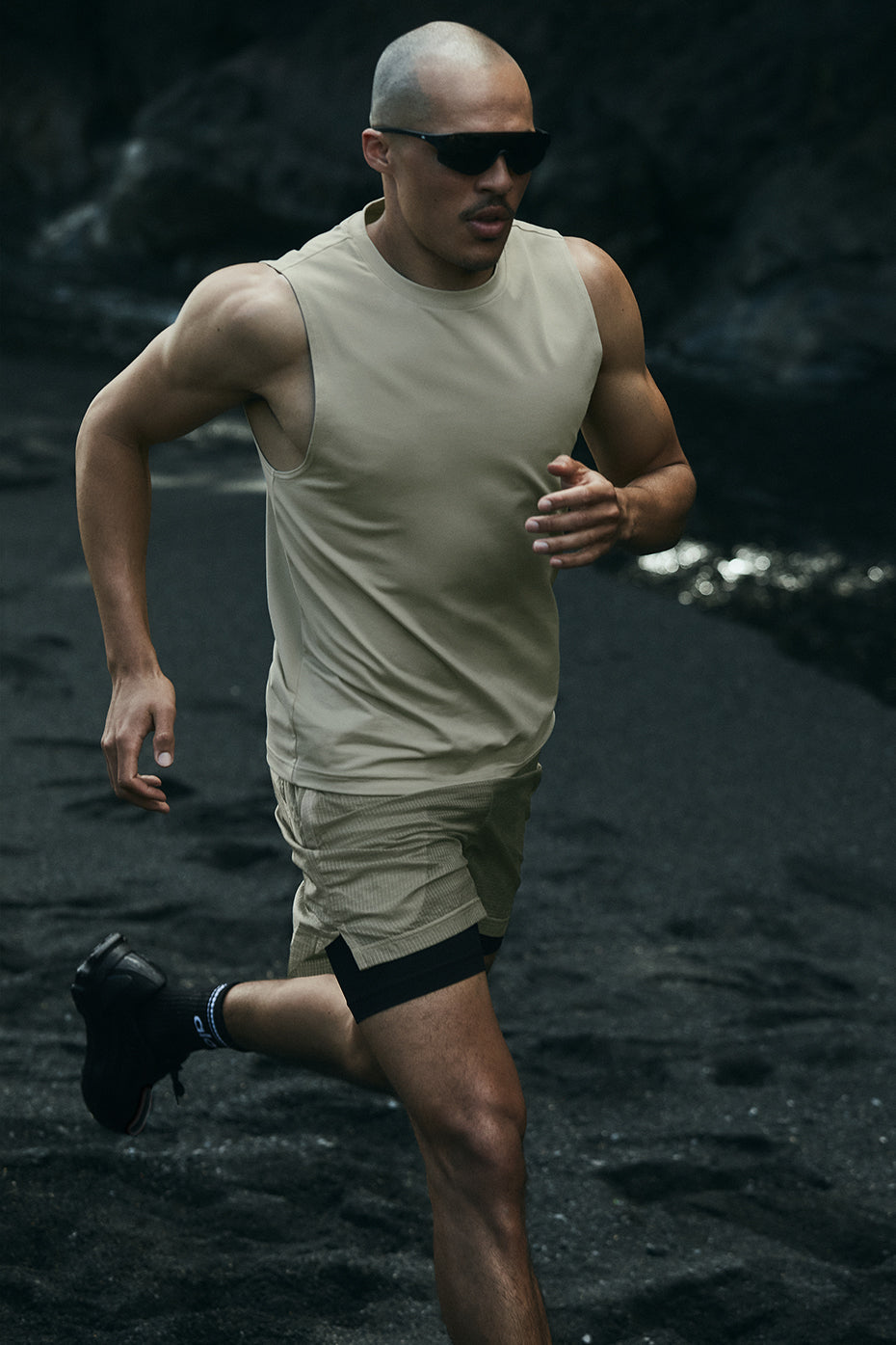 Conquer Muscle Tank Top — Limestone