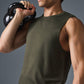 Conquer Muscle Tank Top — Stealth Green