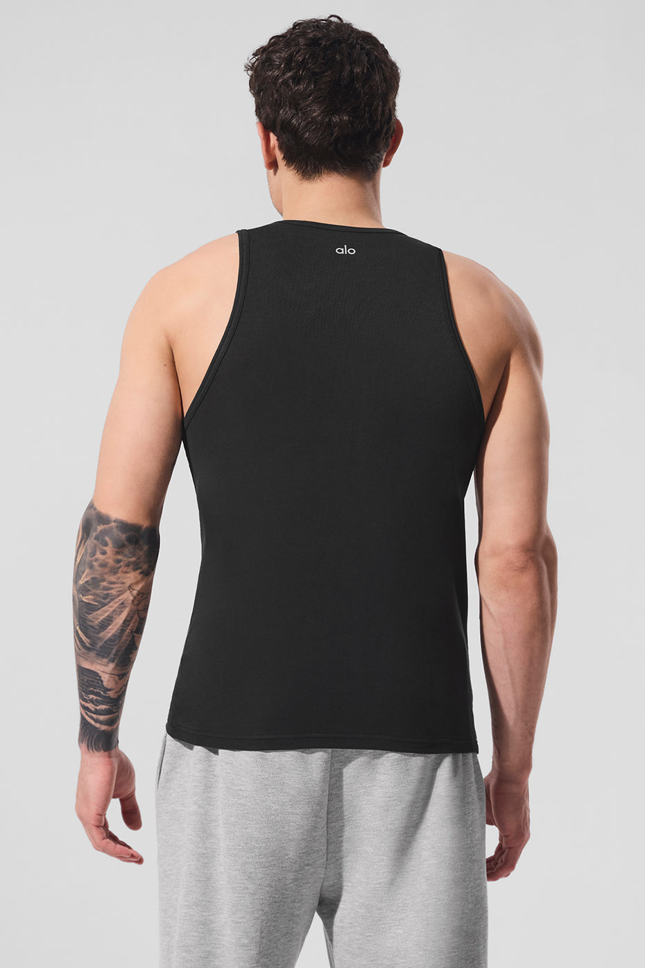 Everyday Modal Rib Tank Top — Black