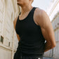Everyday Modal Rib Tank Top — Black