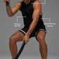 Vapor Muscle Tank Top — Black
