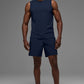 Vapor Muscle Tank Top — Navy