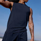Vapor Muscle Tank Top — Navy