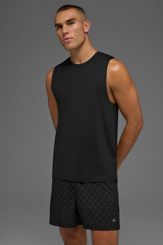 Idol Muscle Tank Top — Black