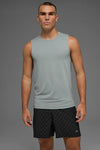Idol Muscle Tank Top — Lunar Grey