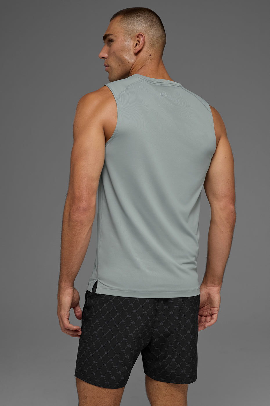 Idol Muscle Tank Top — Lunar Grey