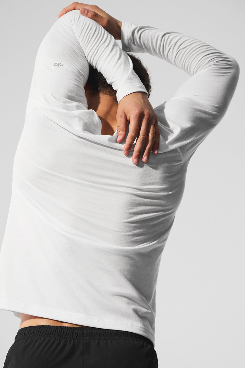 Triumph Long‑Sleeve Tee — White