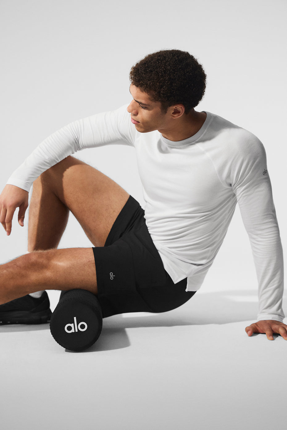 Triumph Long‑Sleeve Tee — White