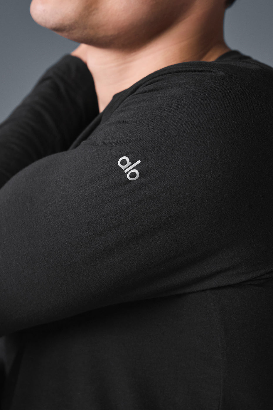 Triumph Long‑Sleeve Tee — Black