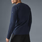 Triumph Long‑Sleeve Tee — Navy