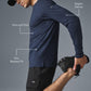 Triumph Long‑Sleeve Tee — Navy
