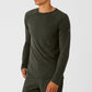 Triumph Long‑Sleeve Tee — Stealth Green