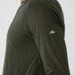 Triumph Long‑Sleeve Tee — Stealth Green