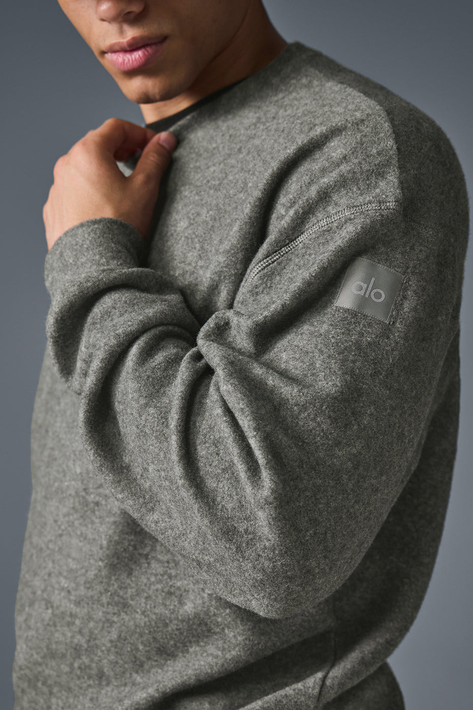 Triumph Crew Neck Sweatshirt — Grey Triblend