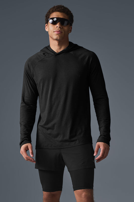 Core Hooded Runner — Black