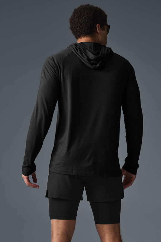 Core Hooded Runner — Black