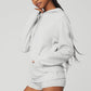Micro Waffle Fast Break Hooded Sweatshirt — Athletic Heather Grey