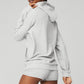 Micro Waffle Fast Break Hooded Sweatshirt — Athletic Heather Grey